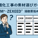 機械式駐車場平面化工事の素材選び：ZAM®・ZEXEED®・溶融亜鉛めっきを比較！