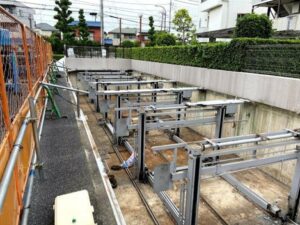 機械式駐車場の解体
