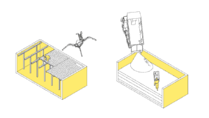 「鋼製平面化工法」と「埋め戻し工法」の比較