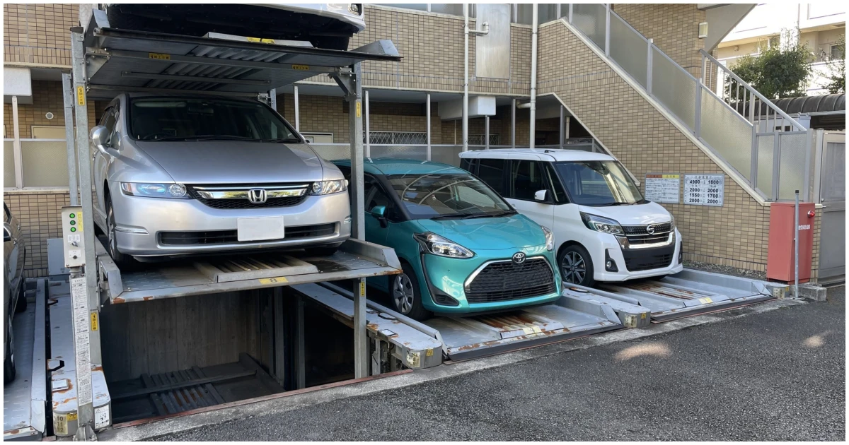 機械式駐車場の段選びと地下段リスクのイメージ画像