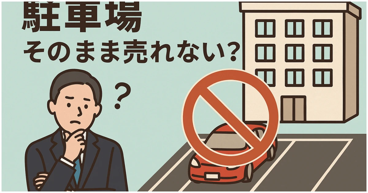 マンション売却と駐車場契約引き継ぎのイメージ画像