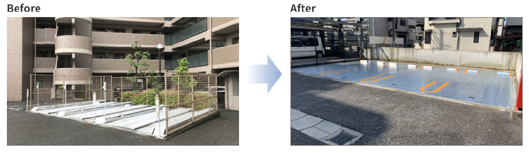 鋼板平面駐車場（IHI-STAGE）