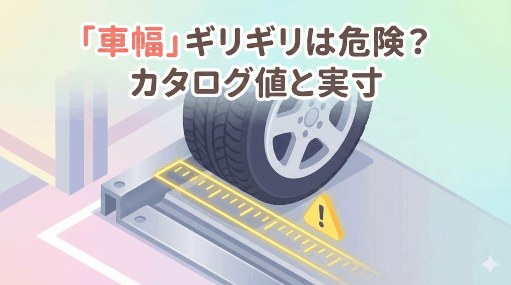機械式駐車場の駐車「車幅」ギリギリは危険? カタログ値と実寸法の落とし穴