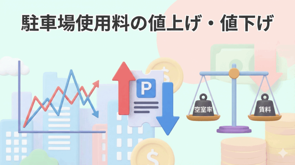 駐車場使用料の「適正価格」とは？ 値上げ・値下げの判断基準と成功の秘訣