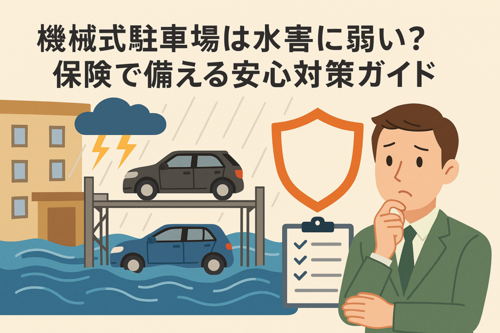 機械式駐車場は水害に弱い?保険で備える安心対策ガイド