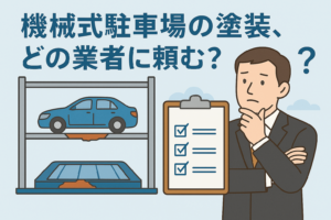 機械式駐車場の塗装、どの業者に頼む？失敗しないための選び方ガイド