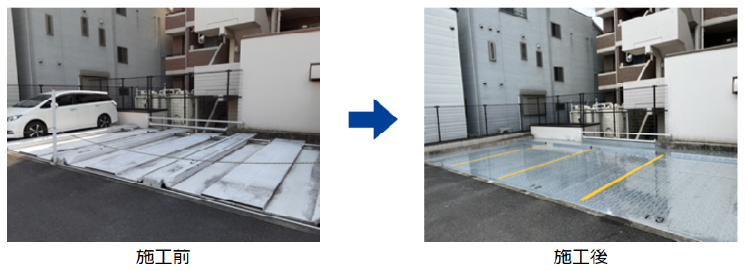 ピットステージ（鋼製平面駐車場）