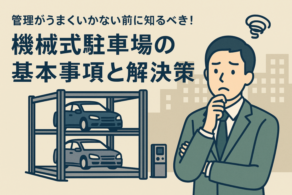 機械式駐車場の基本事項と解決策